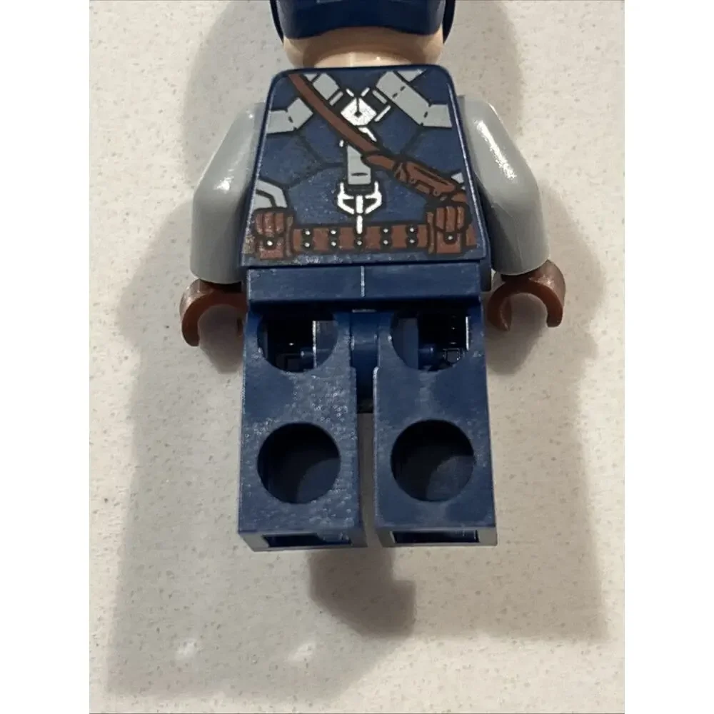 Lego Captain America Minifigure #sh1011 Dark Blue Suit Set #76313 Brand New